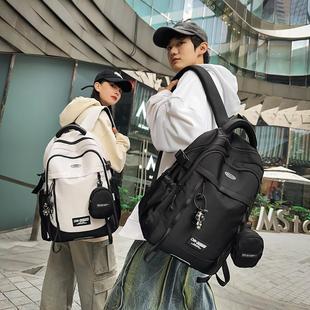 2025新款大中学生书包男生初中高中生大容量背包男减负护脊