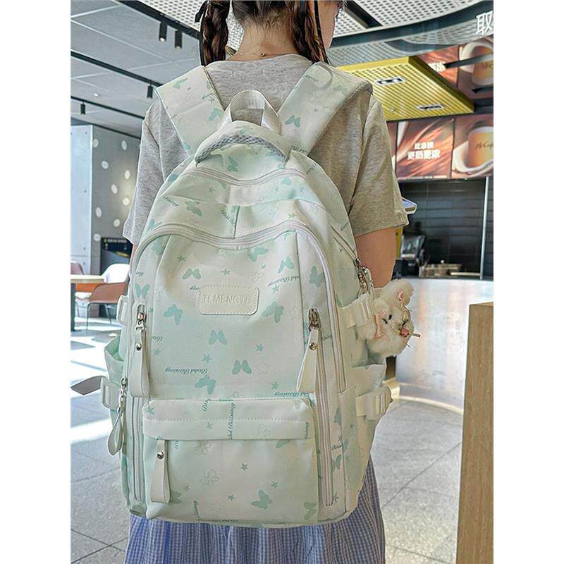 书包女生小学生三到六年级大容量超轻便减负可爱初中生女孩双肩包
