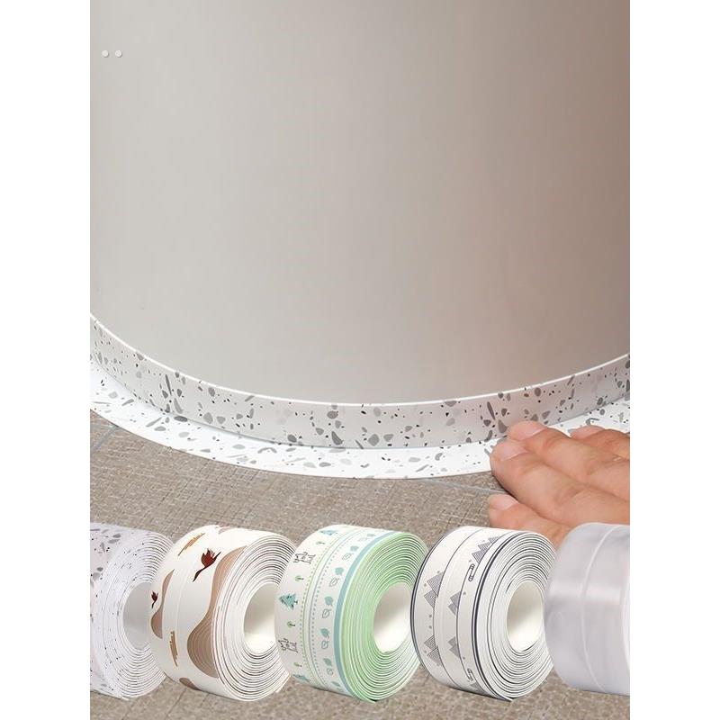 亚克力防水胶带卫生间防霉美缝贴条加宽灶台面水池墙角便池马桶贴