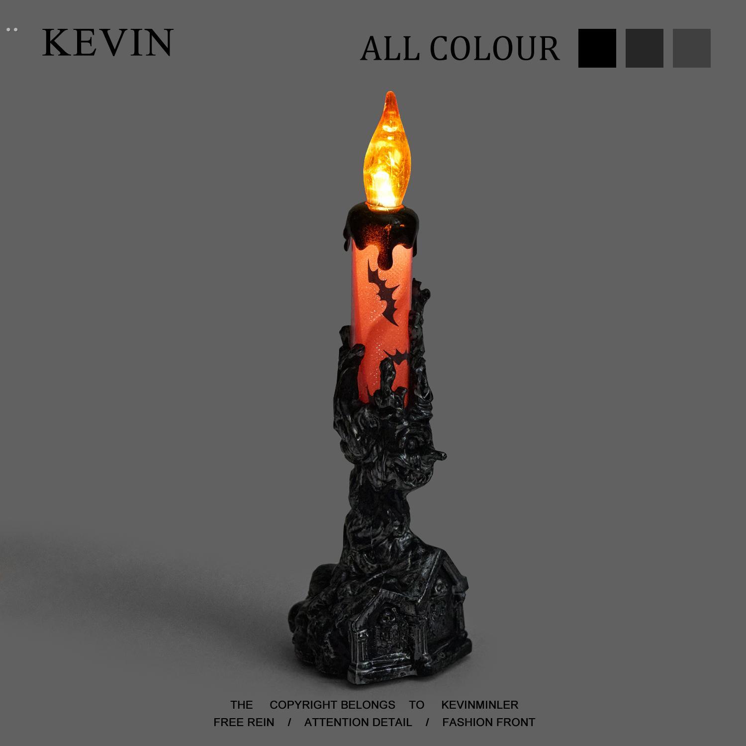 Kevin家“无聊送TA鬼手蜡烛玩”氛围灯装饰小夜灯万圣节创意礼物