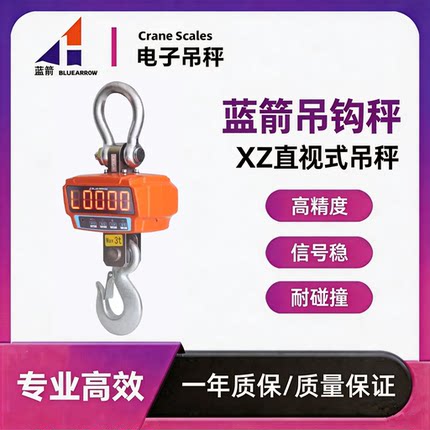 蓝箭吊钩秤直视式电子XZ-JJE 1-15T 可选配手持仪表