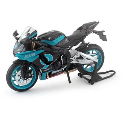 新款 大号1:9雅马哈R1M合金模型摩托车主题火锅店装饰摆件