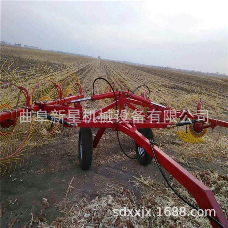 八盘搂草机牵引式搂草机内蒙新疆地区牧草搂草机