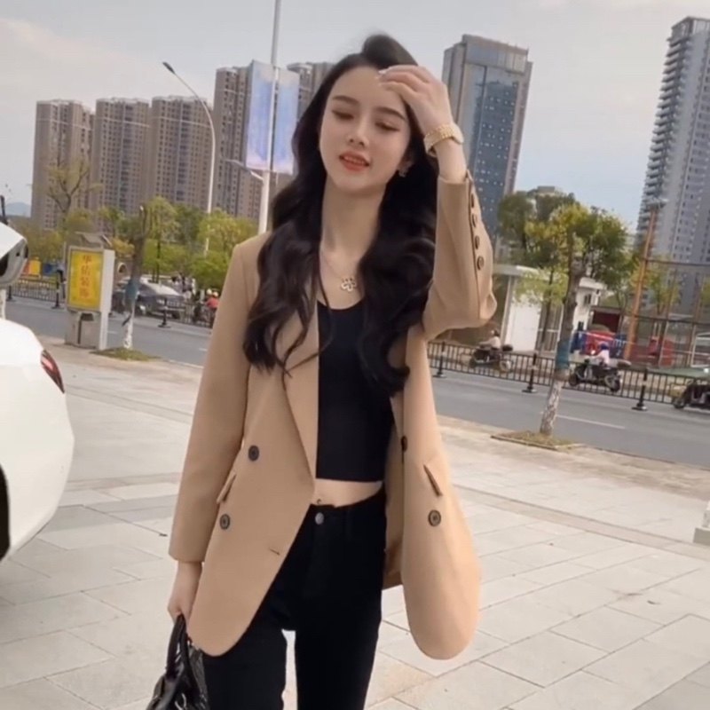 高级感炸街休闲西服韩版