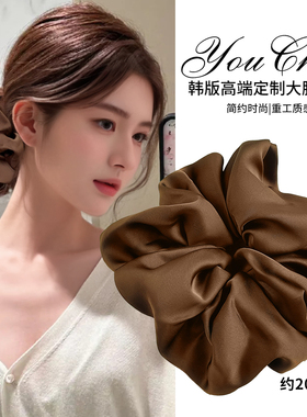 超大猪大肠发圈慵懒风女2025新款高级感洋气时尚大号头花头饰发饰