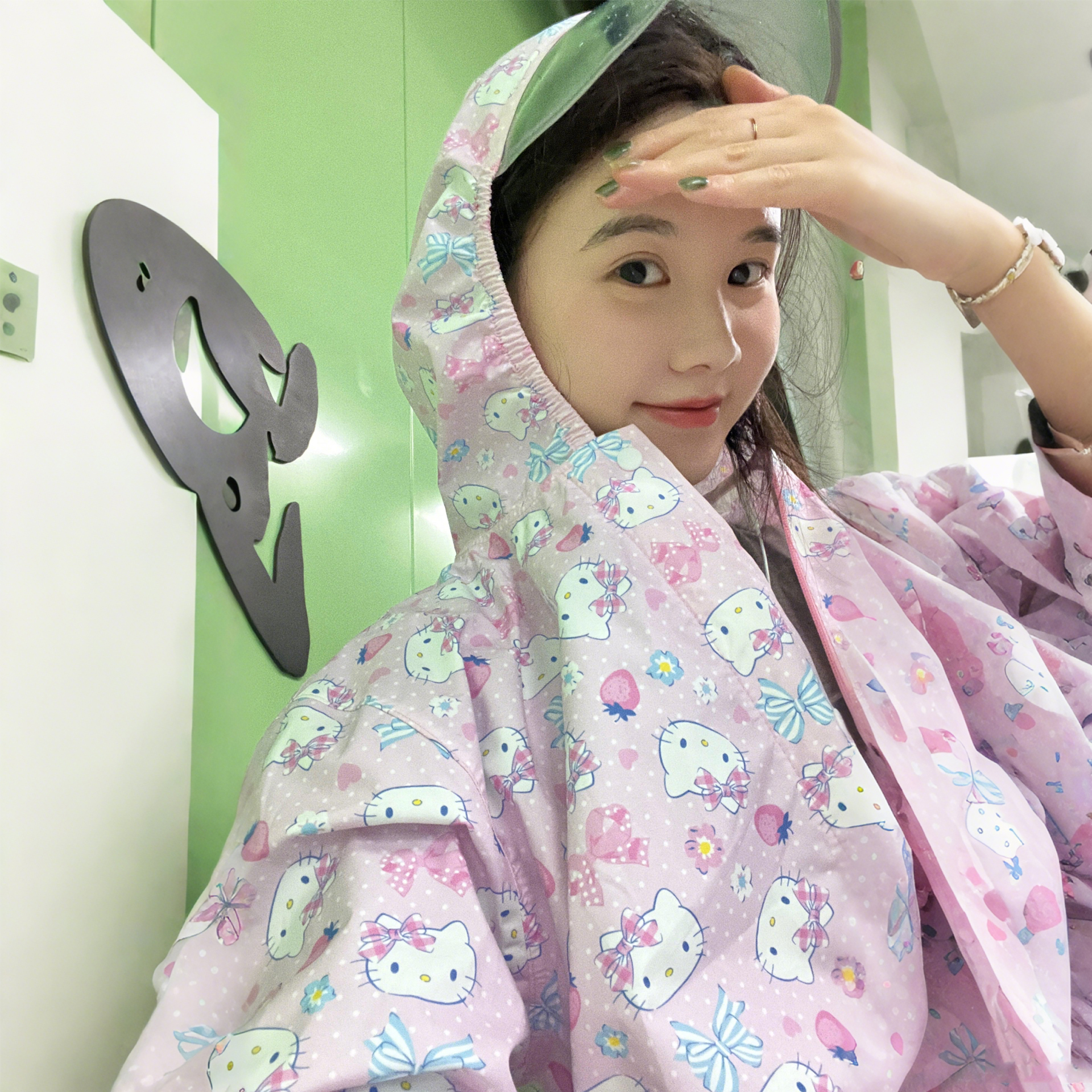 【期待下雨天！敲可爱雨衣~】