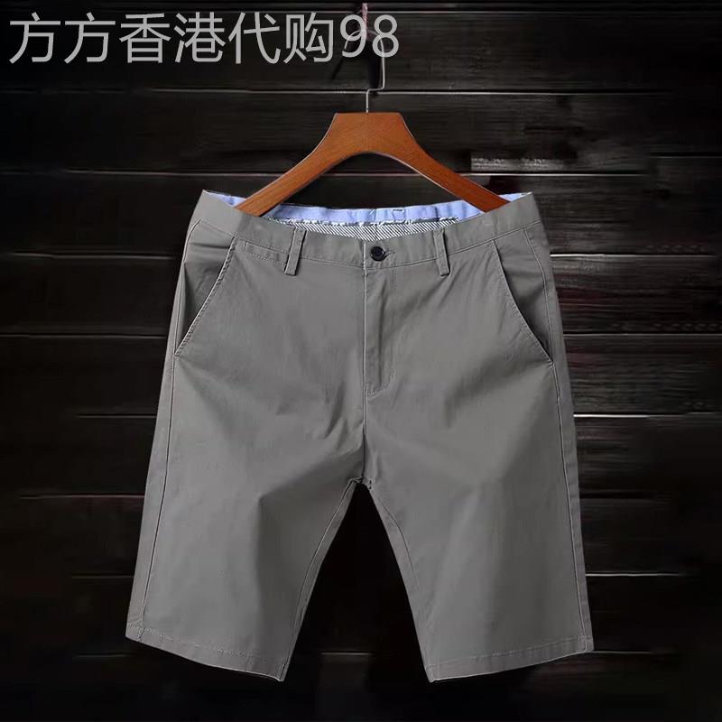 高端轻奢商务西装短裤男士2026新款夏季薄款外穿纯棉五分裤子男款