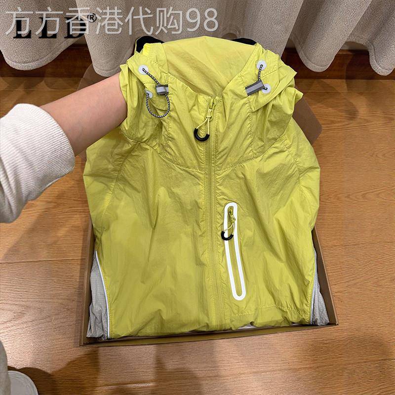 高端冰丝连帽防晒衣男士夏季薄款2026新款户外运动骑行冲锋衣外套
