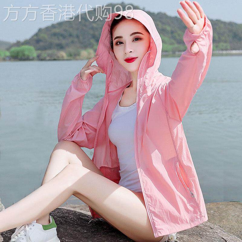 防晒衣女短款2025年夏季新款时尚透气防晒服大帽沿皮肤衣外套薄款