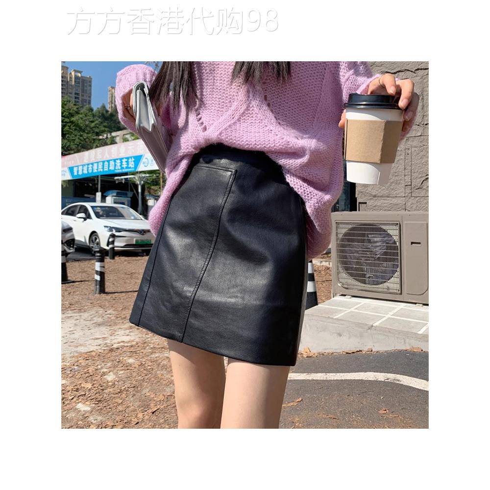 2025春秋新款包臀小皮裙女修身显瘦高级感气质小个子性感高腰短裙