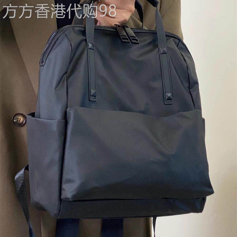 香港新款防水尼龙布双肩包潮旅行背包时尚百搭手提轻便通勤书包女