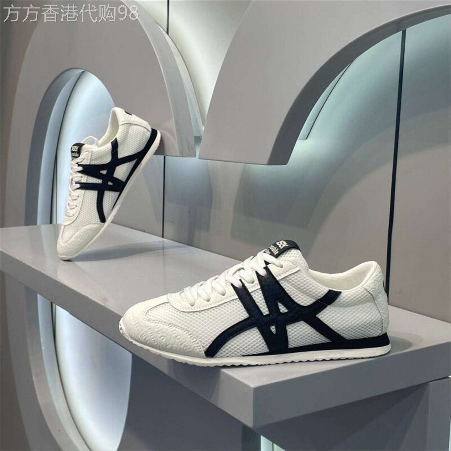 潮牌男鞋2026新款夏季软底透气鞋子运动休闲德训鞋超火男士阿甘鞋