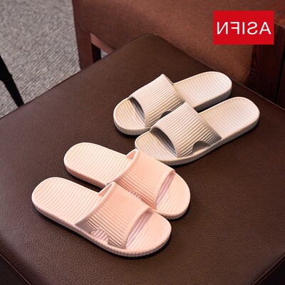 日本进口夏季居家情侣漏水拖鞋女家居家用浴室内洗澡防滑厚