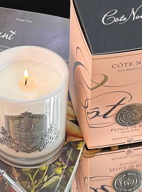 【官方正品】 法国COTE NOIRE白杯银标185g 香薰蜡烛礼物居家摆件