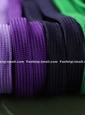 梵菲奇鞋带适配mid湖人紫黄AJ1紫金湖人篮球鞋黄色紫摩卡画报绿色