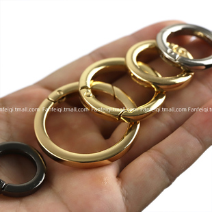 加粗开口钥匙圈钥匙链挂件配件老花麻将书包包锁匙扣DIY挂饰材料