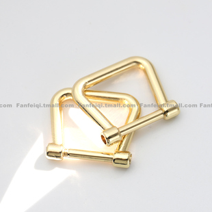 梵菲奇包包配件D扣包卡扣箱包螺丝D扣马蹄扣链条扣包配件替换环扣