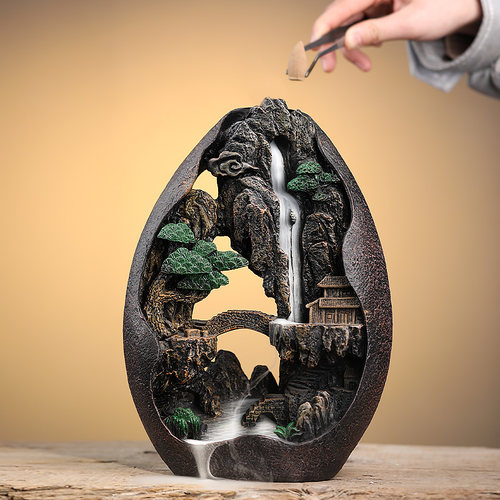 流水倒流香炉倒流香家用室内香炉