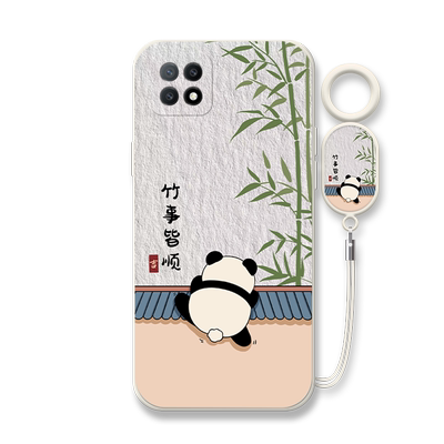 油画大橘大利适用oppoa1pro手机壳a97卡通可爱a58软硅胶a93s全包a96防摔a55s液态a52a女57男a72潮a5a9套a7x