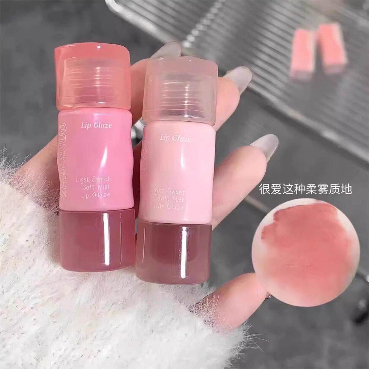 推荐素颜奶霜唇易釉泥显白防水不沾杯不易掉色女MTI雾面口唇红