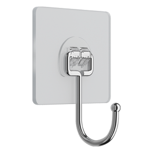 大号挂钩特粗不锈钢强力钩粘胶免钉门后衣服挂钩浴室厨房墙上粘钩