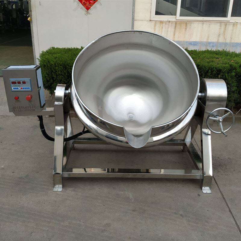 工厂用电加热夹层羊肉汤煮锅 蒸汽大骨汤浓缩熬制锅 大型炖肉锅