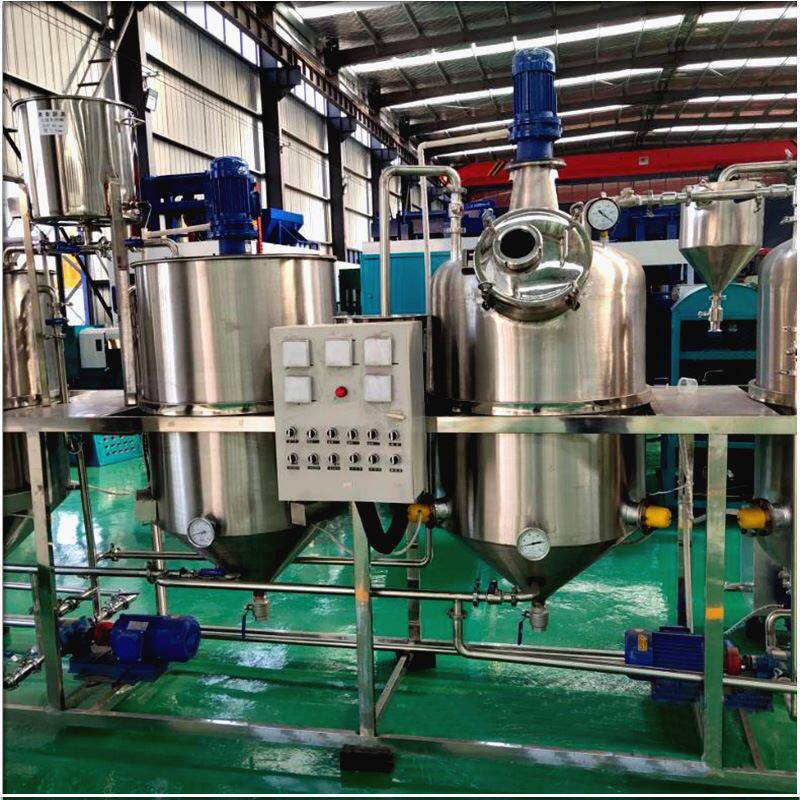 食用油精炼设备大型 花生核桃芝麻炼油机 茶籽油菜籽油精炼机