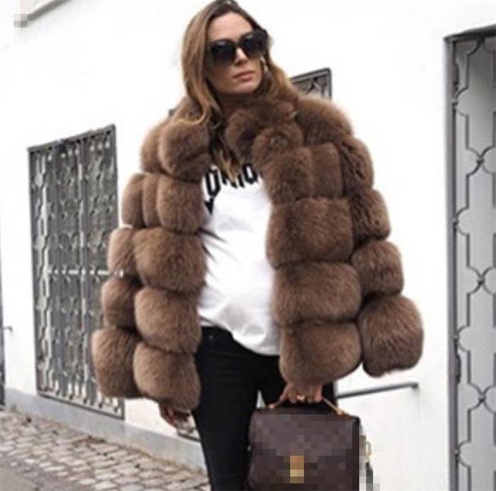 шуба жен куртка мех women fur coat 皮草外套