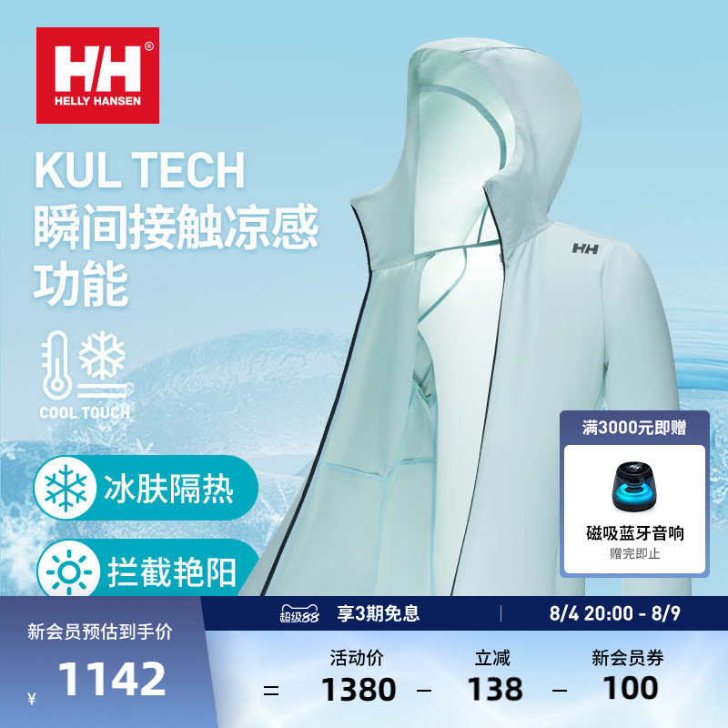 【经典款】HELLY HANSEN/HH 夏季新款男款防晒凉感户外追光防晒衣 - 实物图