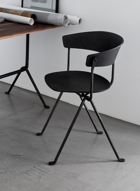 意大利进口Magis Officina Chair手工锻铁扶手椅餐椅会客椅休闲椅