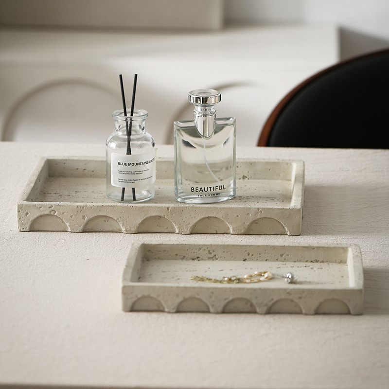 栗石侘寂风复古洞石中古