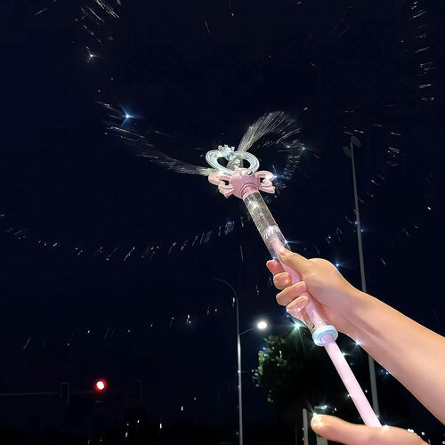 魔法棒水枪夏季高颜值儿童户外玩具抽拉戏水炮海边沙滩仙女棒水枪