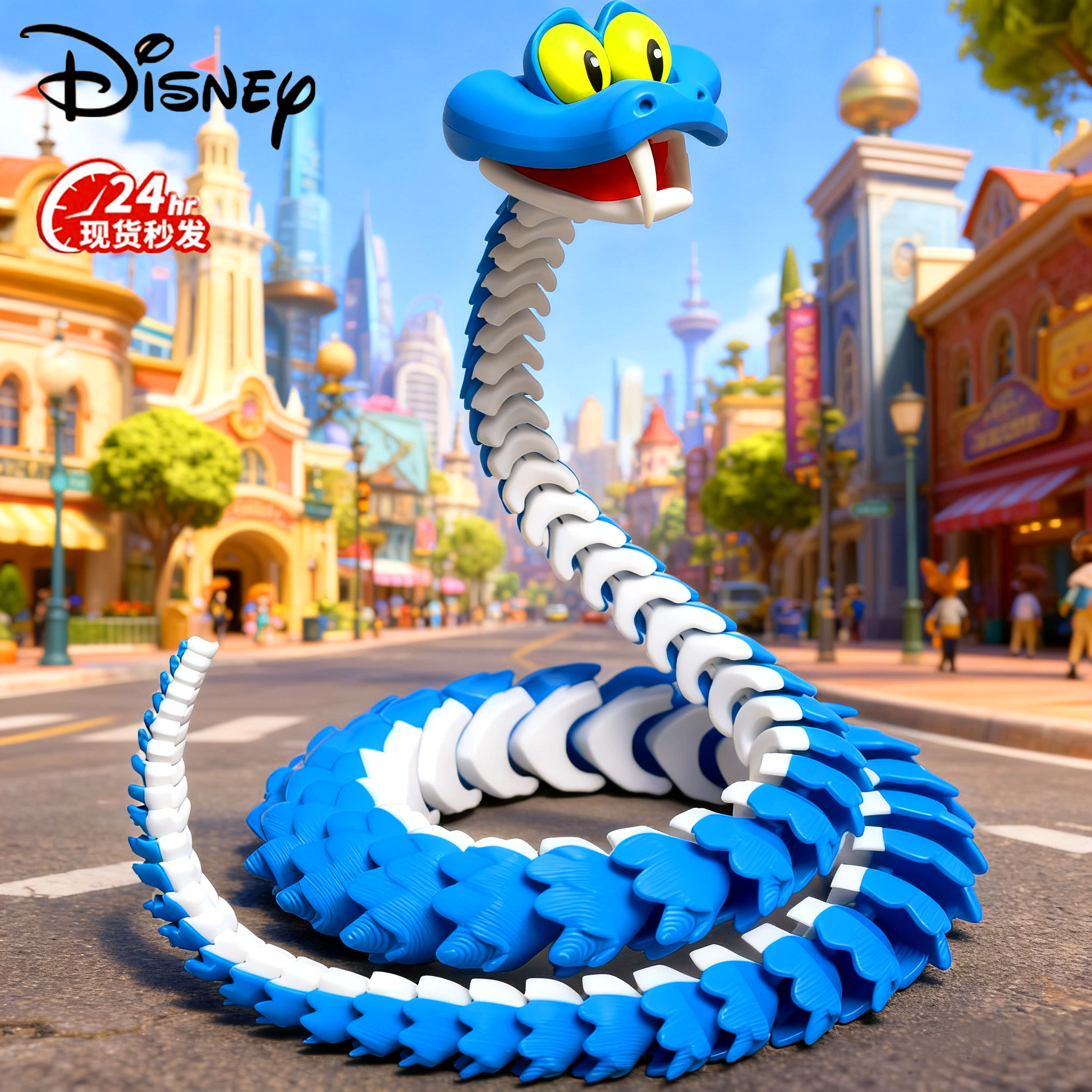 3D打印蛇盖瑞疯狂动物城gary