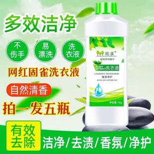 固雀洗衣液馨香洁净去渍植物抗氧化香氛浓缩型母婴可用持久留香型