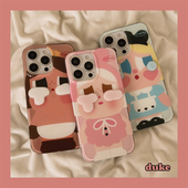 14ProMax防摔13女款 独壳 趣味卡通立体眼泪哭娃适用苹果16手机壳创意情侣iPhone15promax新款 双层手机套硬壳