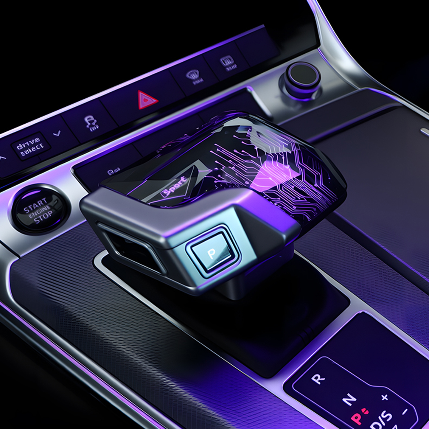 奥迪车水晶挡把A4L/A5/A6L/A7