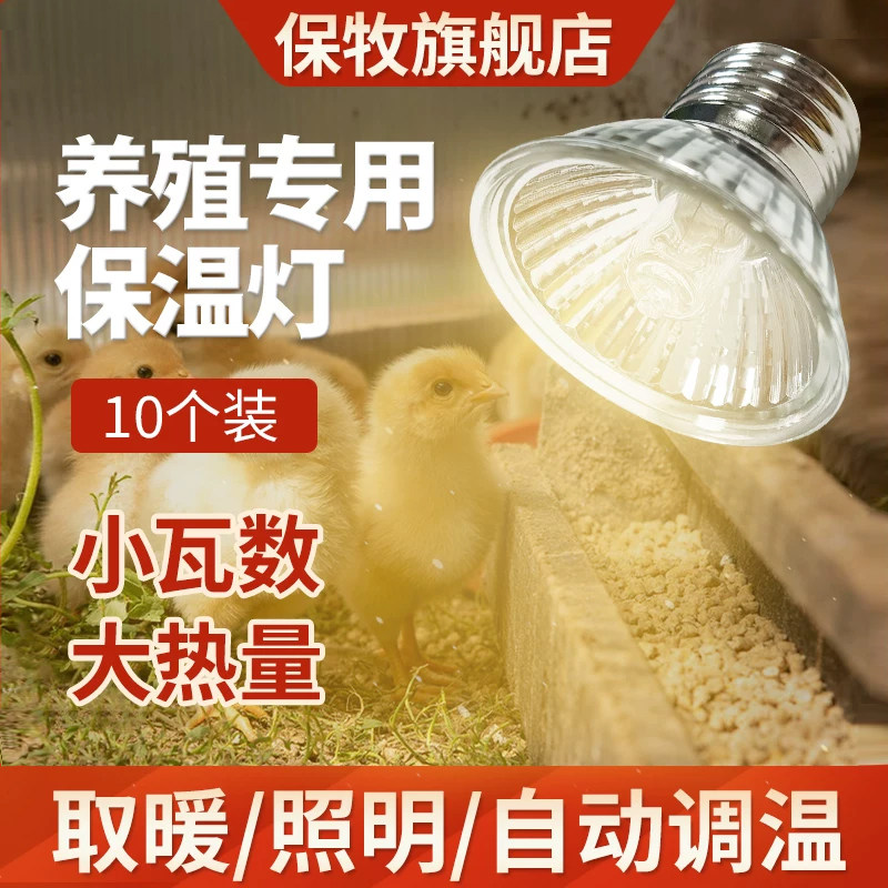 芦丁鸡保温灯育雏加热灯爬宠取暖灯温控器自动控温乌龟专用晒背灯