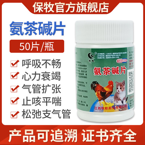 氨茶碱片100正品呼吸道心脏药