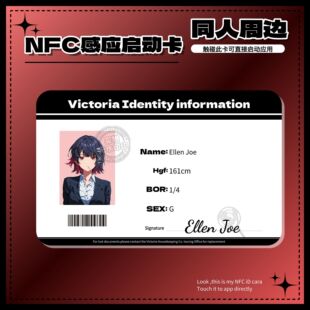 二次元绝区零仪玄爱丽丝伊芙琳星见雅扳机NFC同人周边PVC卡证件照