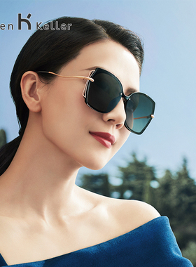 海伦凯勒墨镜女款显脸小太阳镜可配近视偏光开车太阳眼镜防紫外线