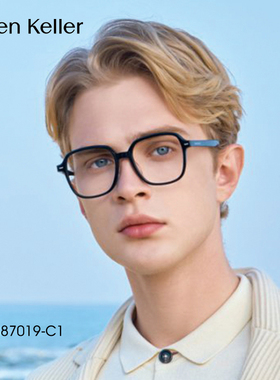 海伦凯勒新款王一博同款透明框眼睛男遇光自动变色眼镜女士H87019