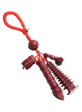 朱砂文昌笔文昌塔吊坠挂件男女款