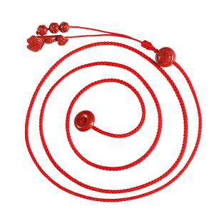 2026马年朱砂十二生肖红绳腰链女本命年红腰带男腰绳腰链子可调节