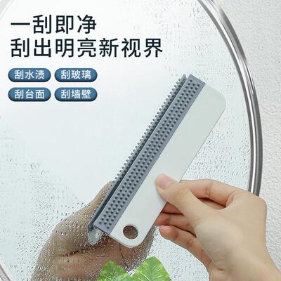 Telescopic window squeegee, glass cleaning tool, double-side