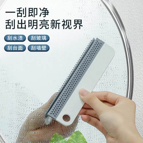 Telescopic window squeegee, glass cleaning tool, double-side