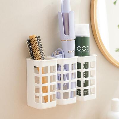 New Wall-Mounted Hair Tool Storage Box, Curling Iron Holder,