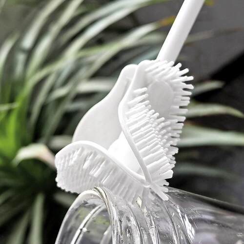 Silicone Baby Bottle Brush with Long Handle, Foldable Brush