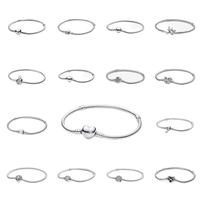 潘家同款手链S925纯银蛇骨链可串珠手镯轻奢小众精致礼物送女友