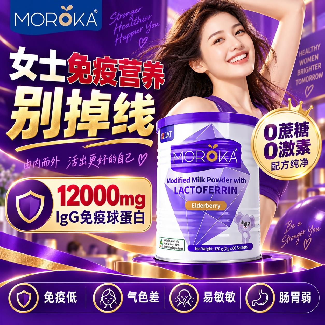 【临床实证】女性专用免疫蛋白粉