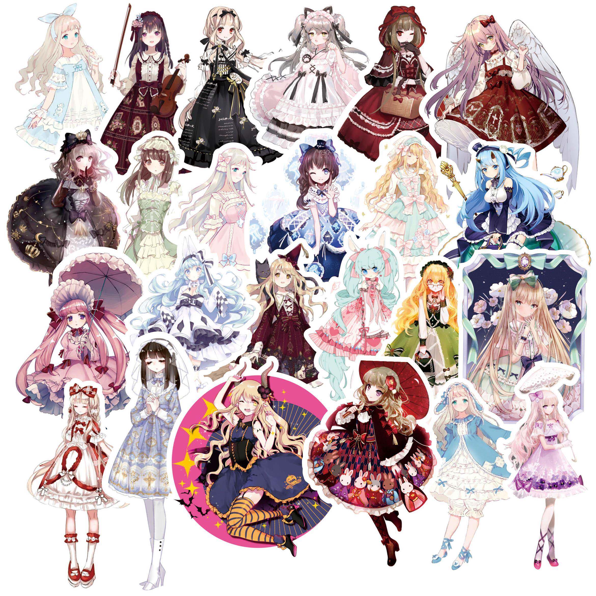 手账素材大礼包diy小清新复古风动漫人物日系ins装饰和纸贴画手帐工具